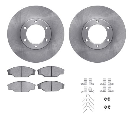 DYNAMIC FRICTION CO 6512-76572, Rotors with 5000 Advanced Brake Pads includes Hardware 6512-76572